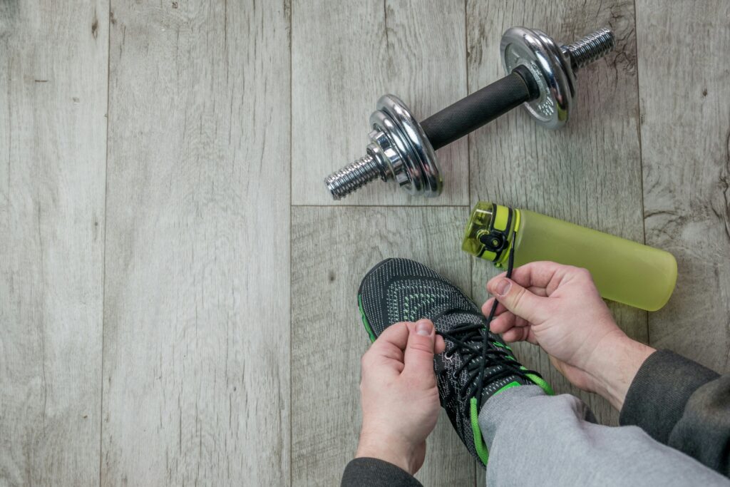 Daily exercise routines for recovering addicts